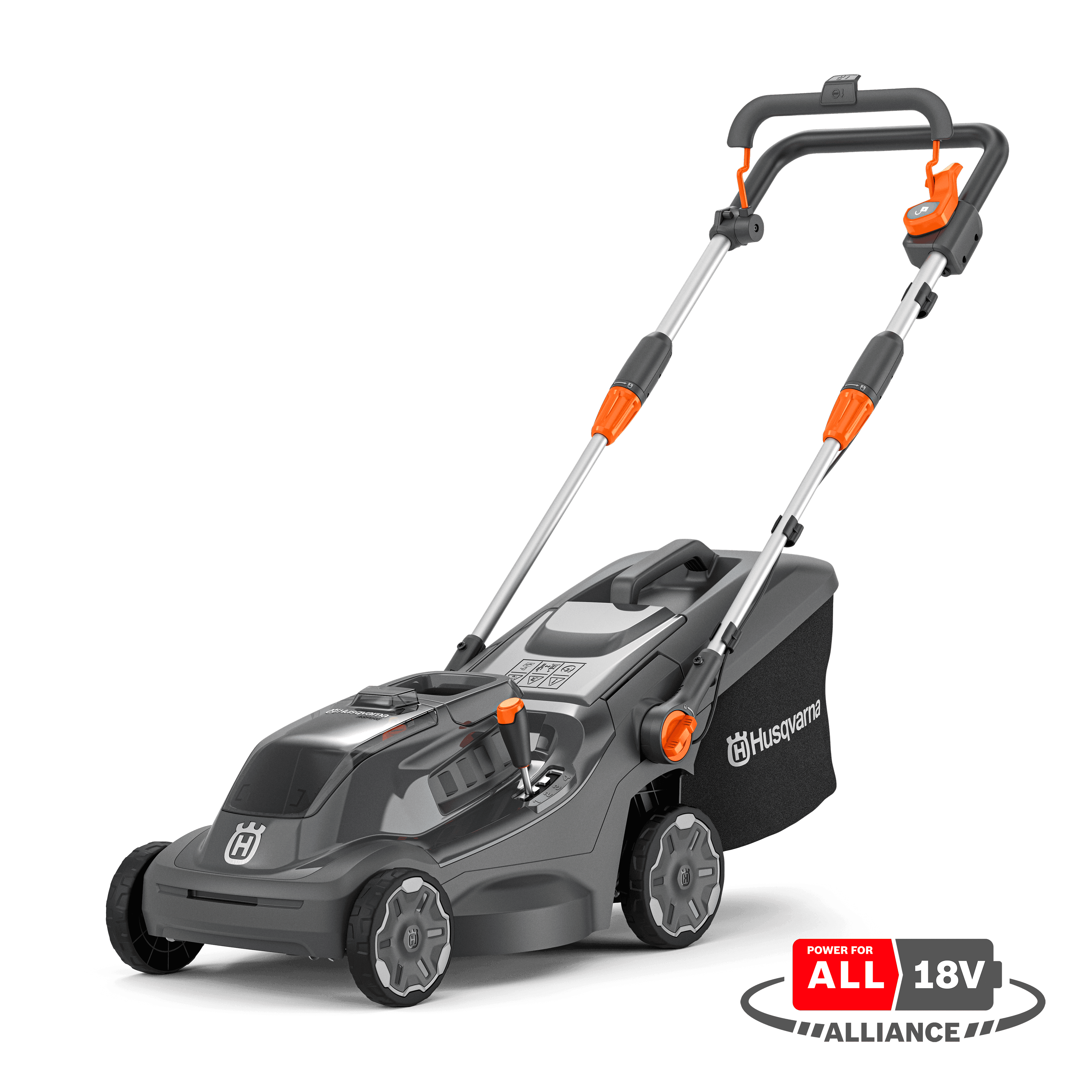 Aspire™ Lawnmower 18V 34cm Kit With 4.0Ah Battery and 2.5Ah Charger image 0